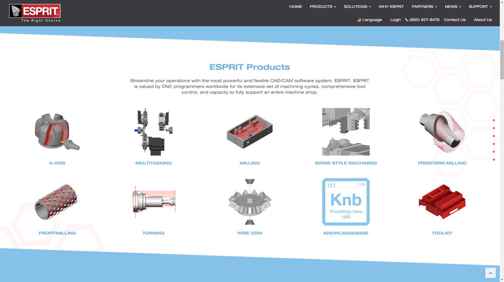 ESPRIT CAD/CAM-Software: Vorstellung von neuer innovativen Website und Firmenbranding